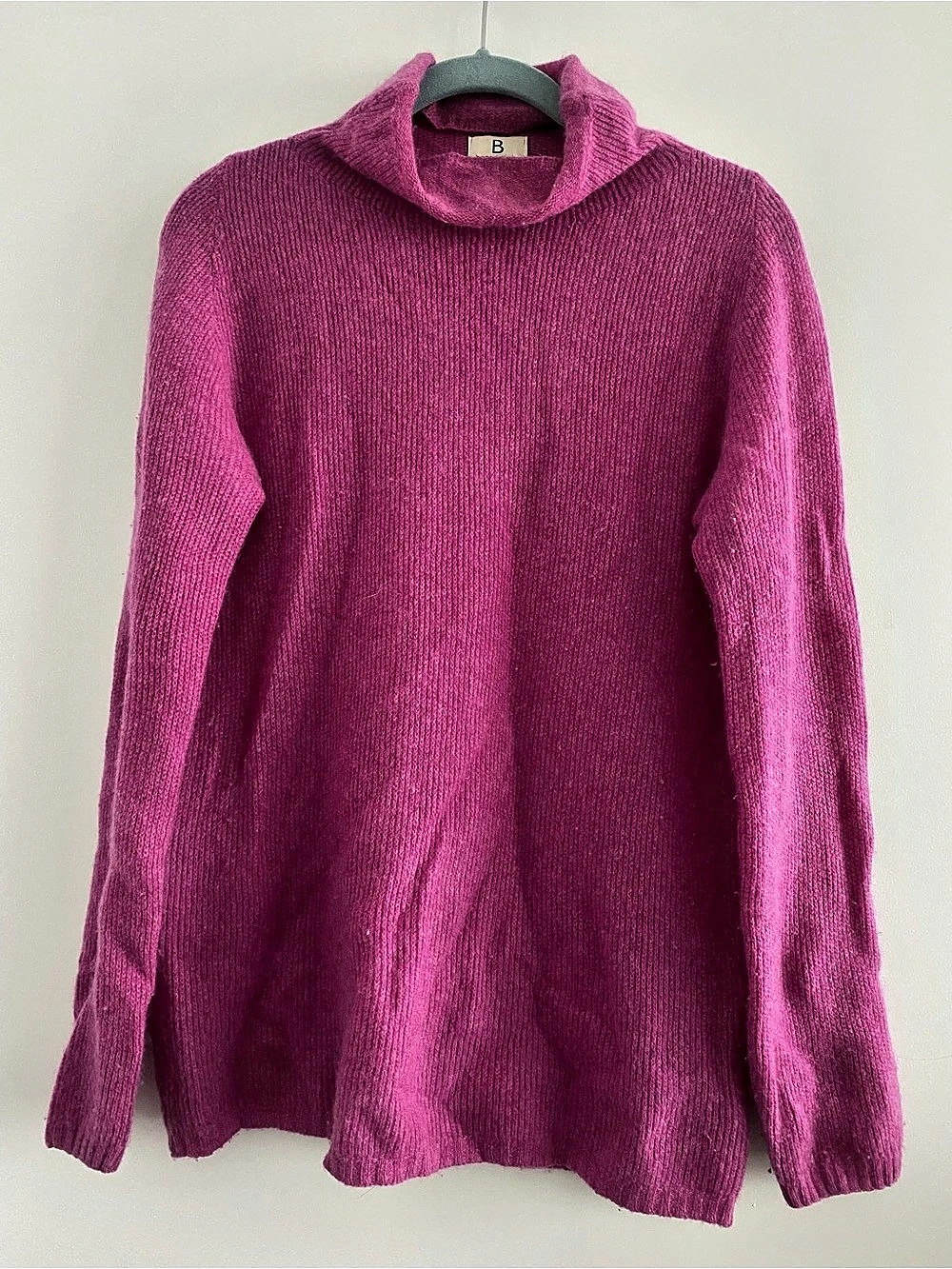 Cashmere Funnel Neck Sweater